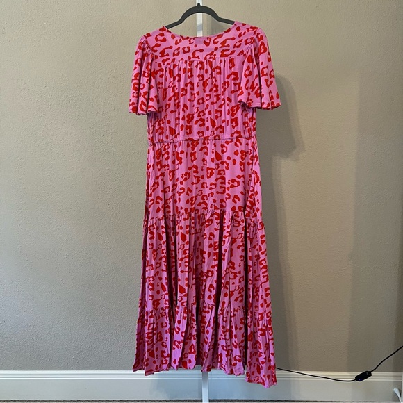 Petal and Pup Kelda Dress in red leopard Size Large - Picture 3 of 4